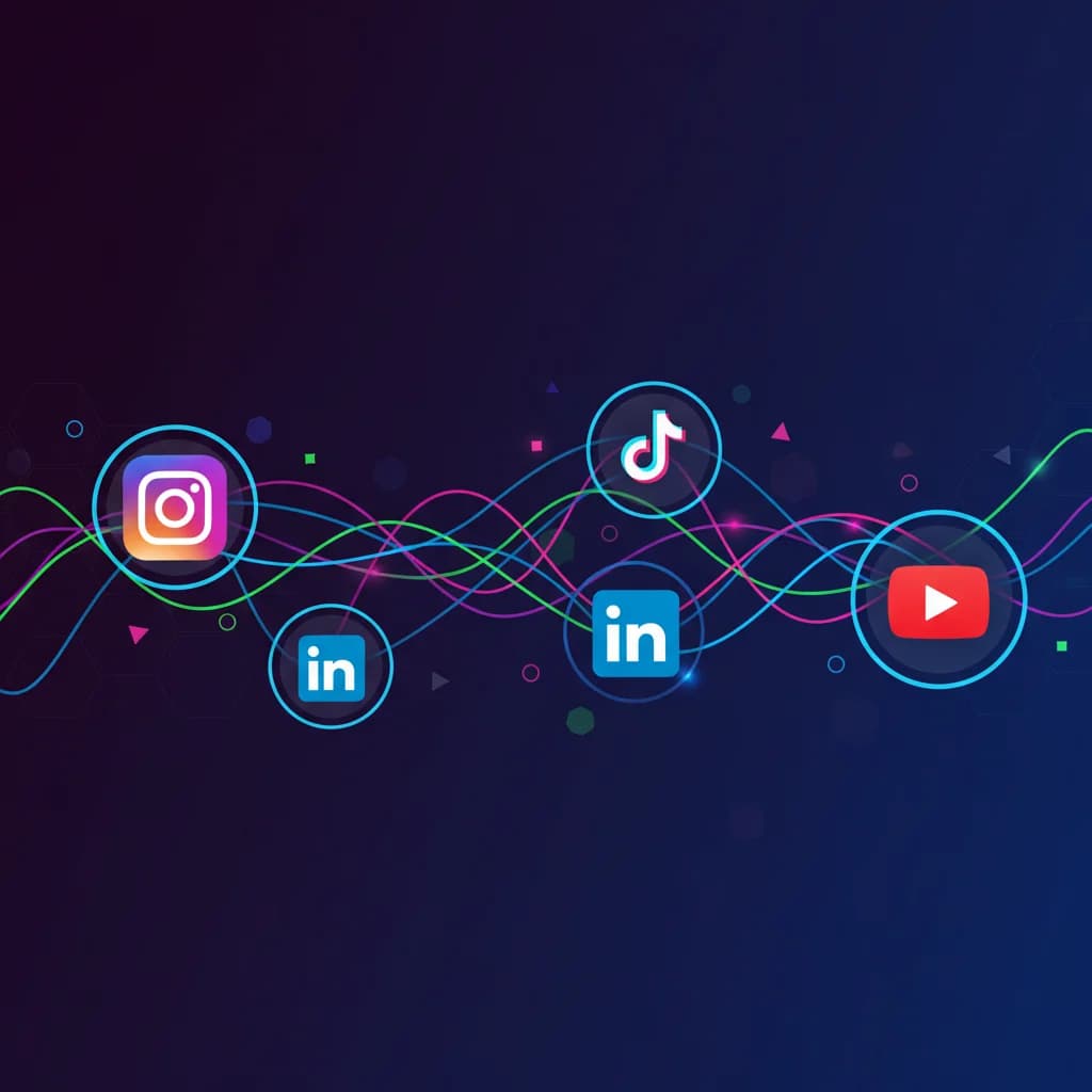 Social media algorithm networks